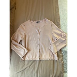 Women's Adrianna Papell Pink Cardigan XL